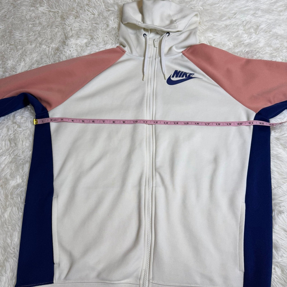 Nike full Zip Hoodie Jacket Color Block Retro Y2K streetwear - Picture 6 of 8